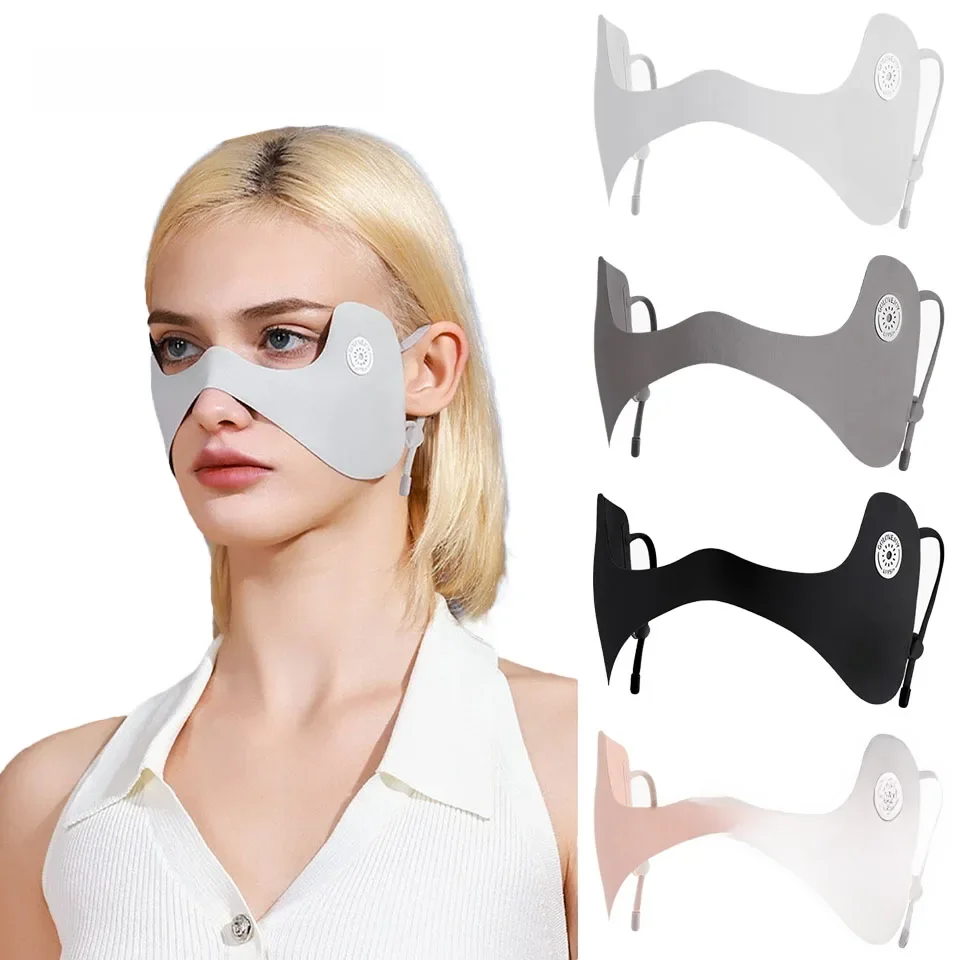 AliExpress NONE LOOGDEEL Fashion Punk Sun Protection Mask Unisex Cycling Anti-UV Traceless Ice Silk Face Mask Breathable Running Hip Hop Bandana