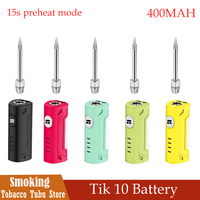 Tiny Electric Soldering Iron DOTECO Tik10 400mAh Battery Spring-Loaded 510 Thread Connection Heat Pen Welding Solder Iron