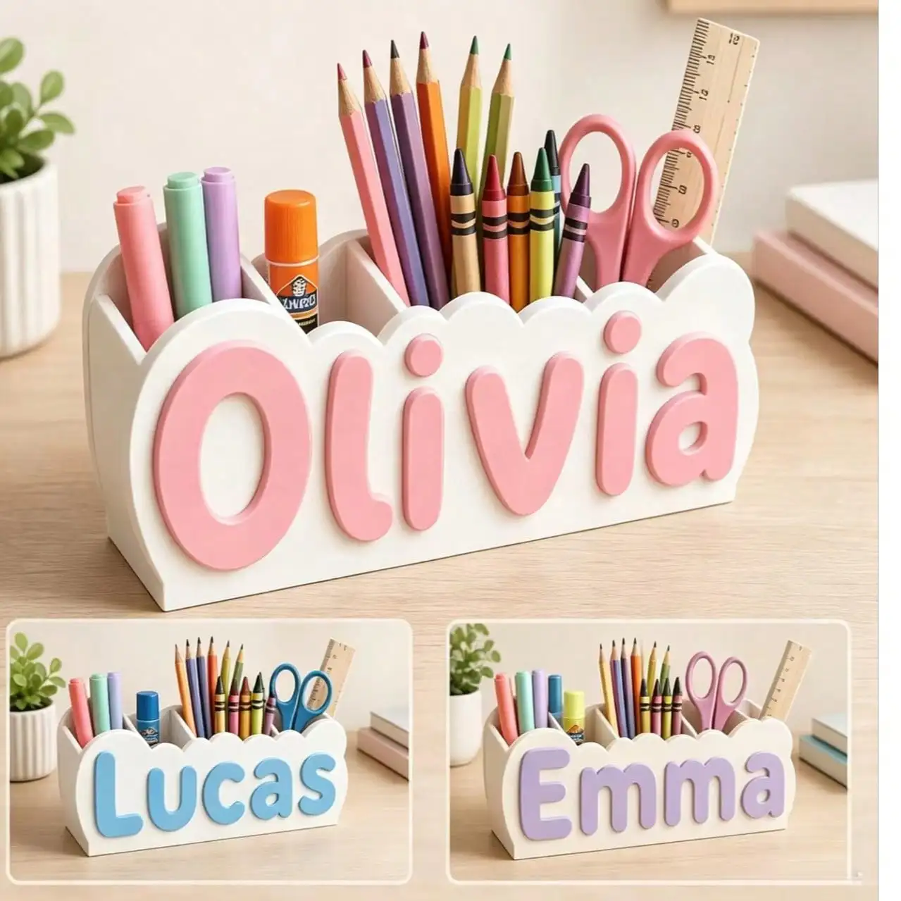 Personalisiertes 3D-gedrucktes Baby-Namensschild, freistehende, individuelle Namensplatte für das Kinderzimmer, Dekoration für das Kleinkinderzimmer, Kindergeschenk