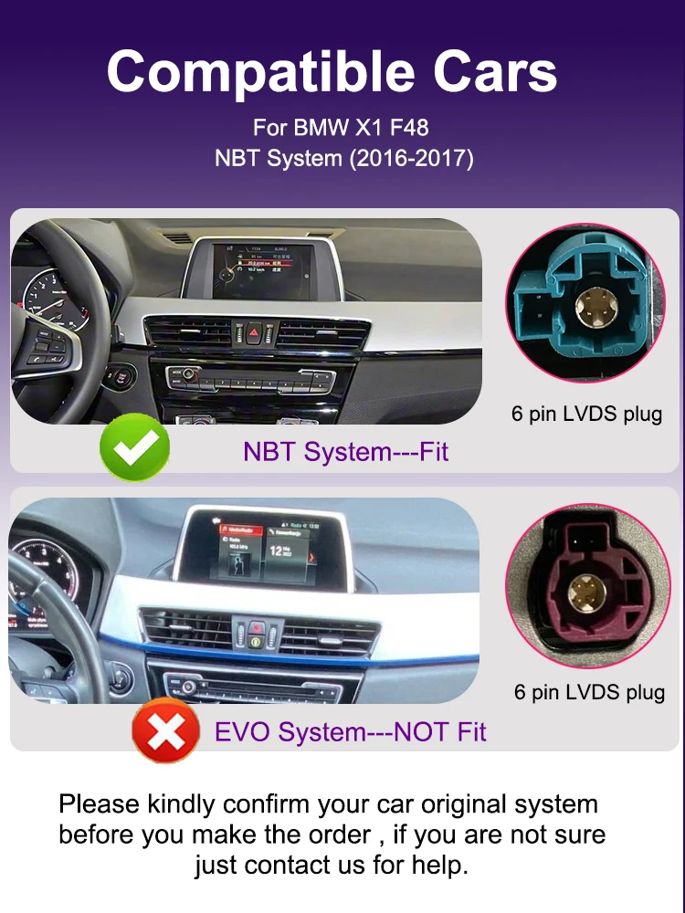 AUTOTOP 10,25 "Linux Auto Multimedia Youtube Radio Bildschirm Für BMW X1 F48 2016-2017 Android Auto NBT System drahtlose Carplay WiFi – Detail 4