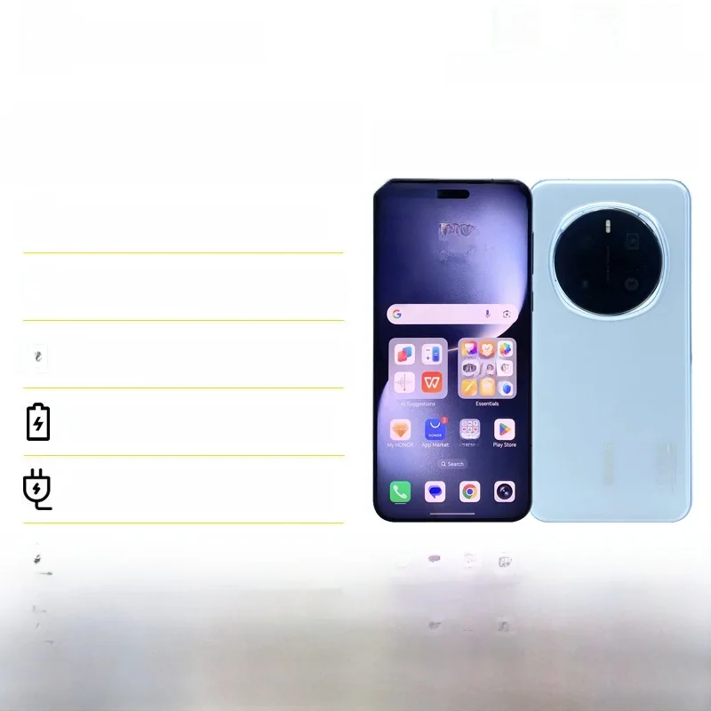 HONOR Magic7 Pro Global Version 5G AI Smartphone Snapdragon 8 Elite 6.8''120Hz OLED Screen 200MP Cameras 100W Charge Magic 7 Pro