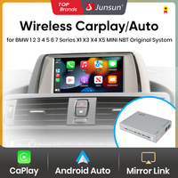 Junsun Wireless Carplay Android Auto Module Box Interface BMW F20 F23 F30 F32 F10 F07 F01 F48 F25 F26 F15NBT Mirror Link AirPlay