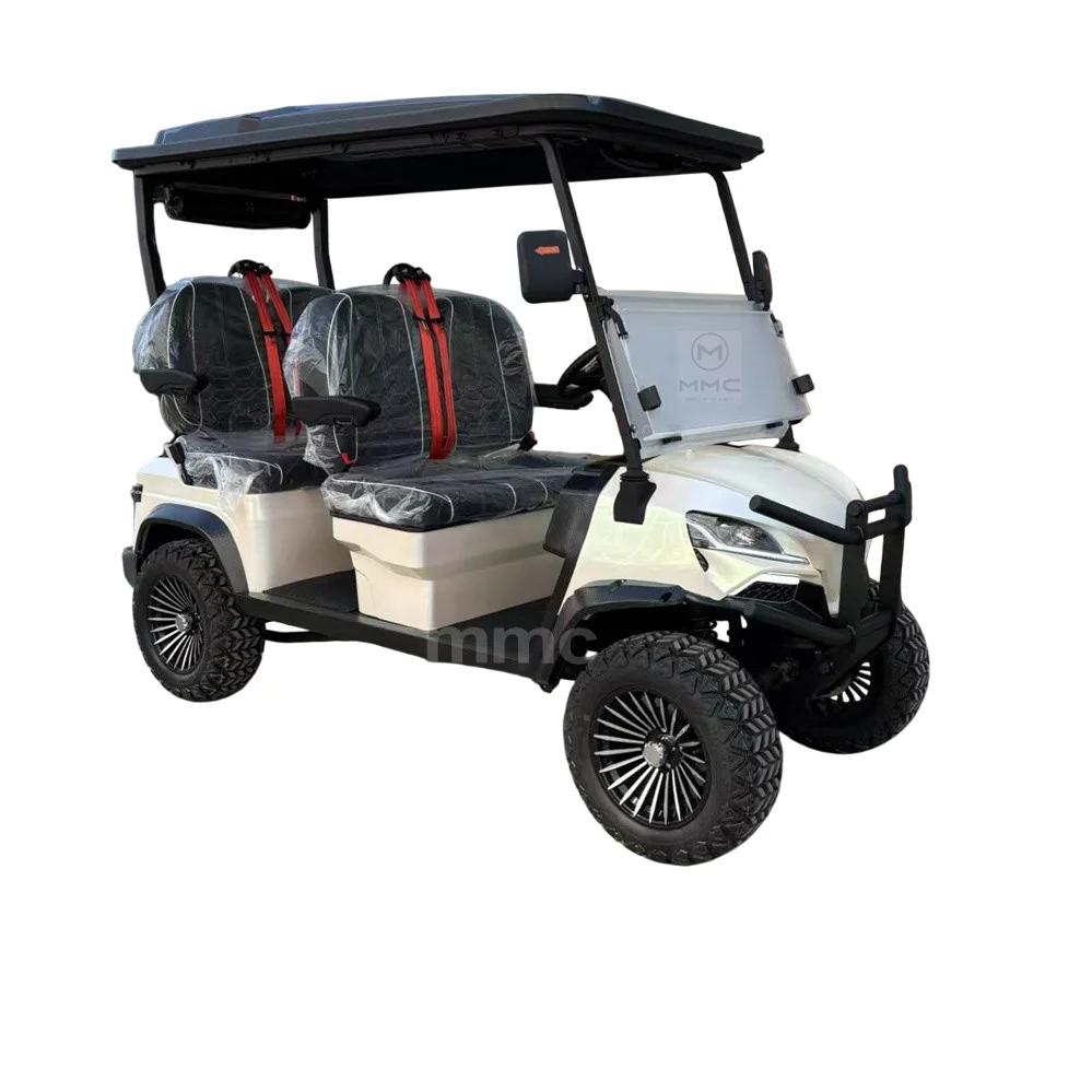 

Best Selling Electric four-wheeler golf cart electric beach buggy solar-powered golf club cart farmer's cart hunting cart