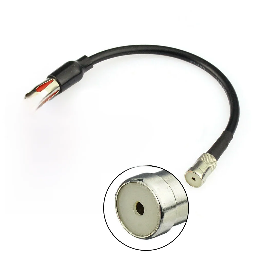 1 pc adaptador de antena de rádio estéreo do carro iso para cabo din para antena fm am antena de