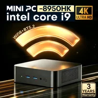 Hot Sale Windows 11 Intel Core I9 8950HK I3-6100 Mini PC Computer 16GB RAM 512GB Gaming Computer WiFi6 Portable Mini Desktop PC
