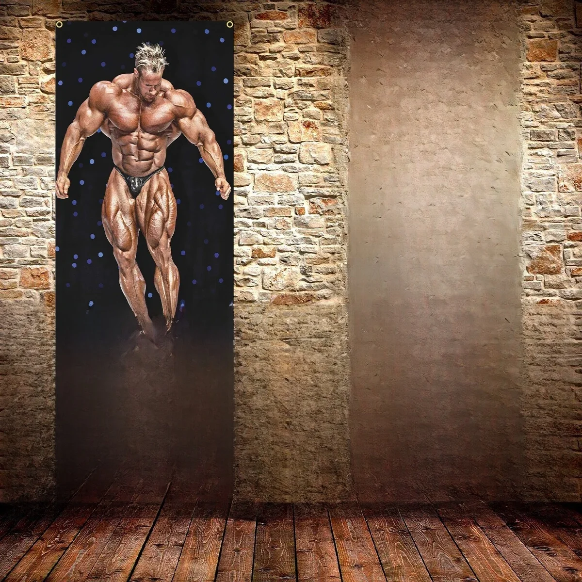 Affiche de décoration de fitness Bodybuilding Dean M Feel, bannière de club de sport en plein air, logo publicitaire, 90x150cm