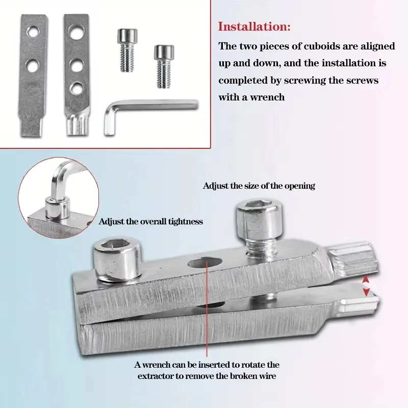 Upgraded Faucet Angle Valve Broken Wire Extractor Tool, Portable Tap Water Pipe Repair Kit for PPR/PPE Pipes