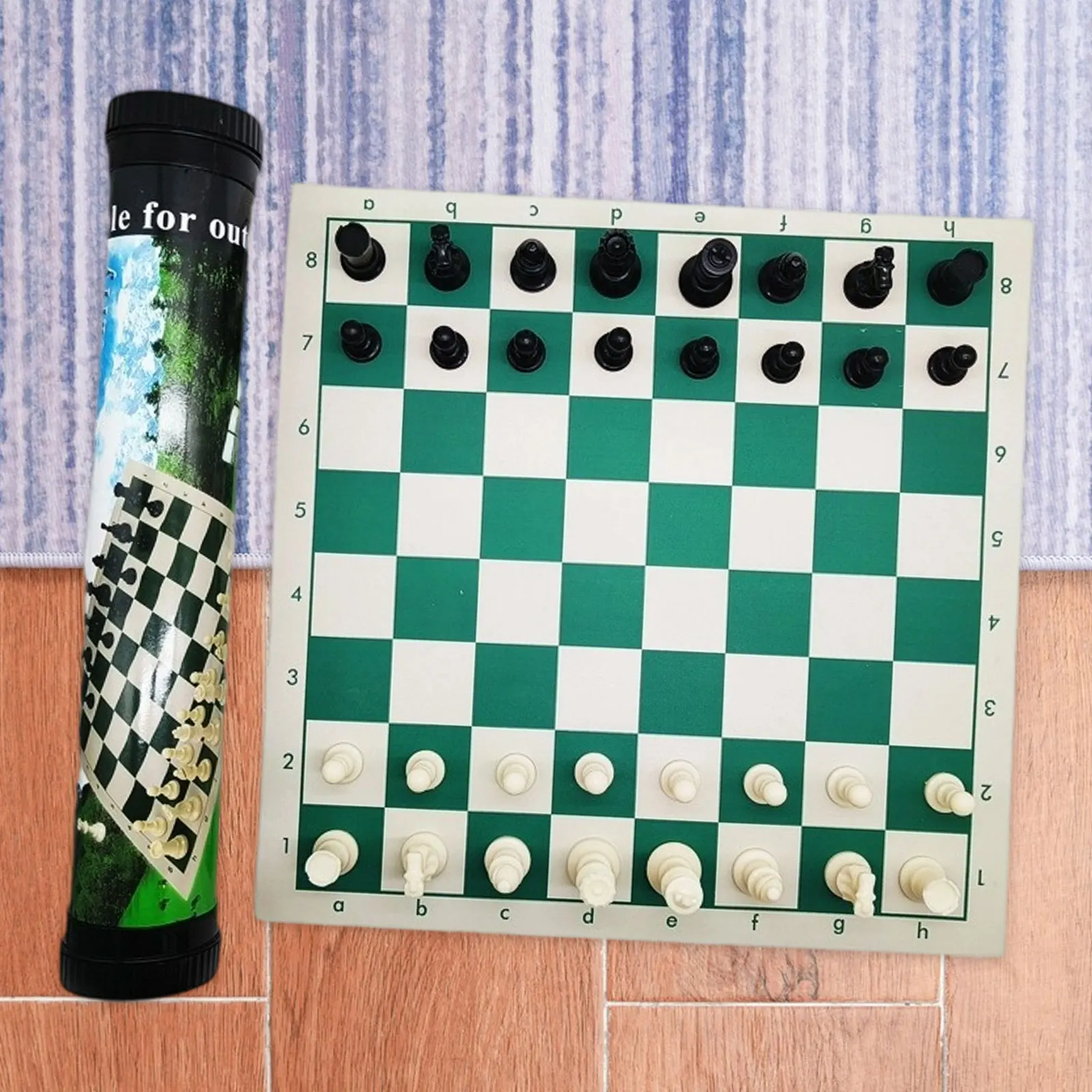 

Travel Chess Set Convenient Chess Pieces Board Professional Party Games Tournament for Family Adults Kids Leisure Chess Lovers