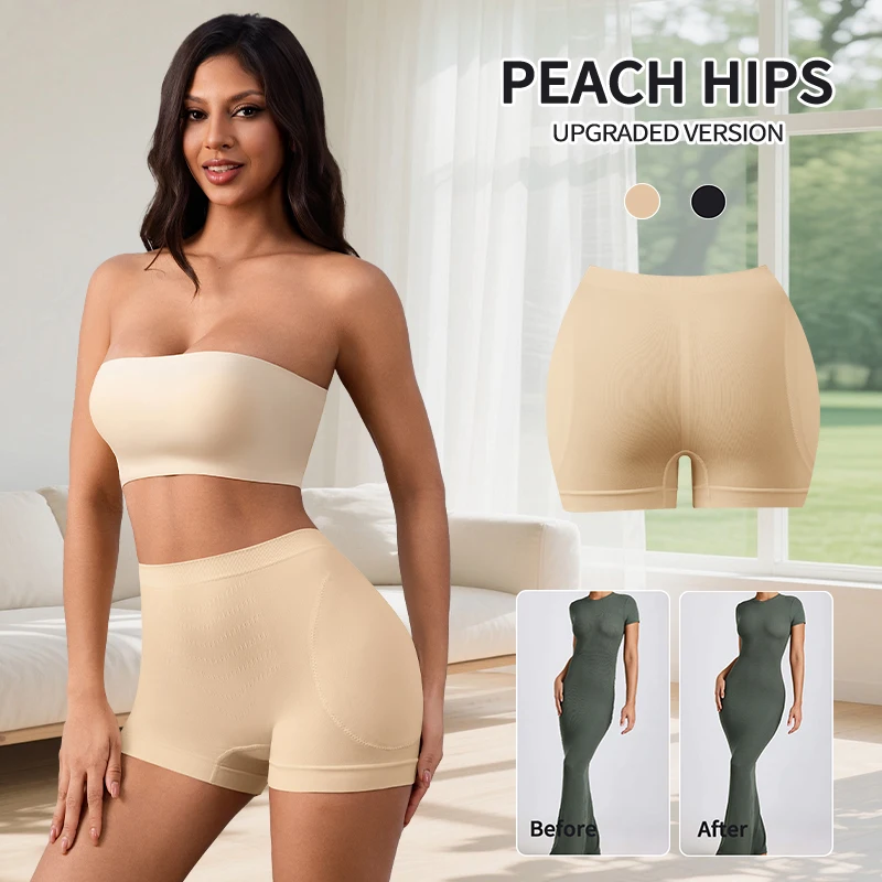 Butt Lifter Shaper Panties With Hip Pads Women Hip Dip Filler Shapewear Shorts Hip Enhancer Underwear Tummy Control
