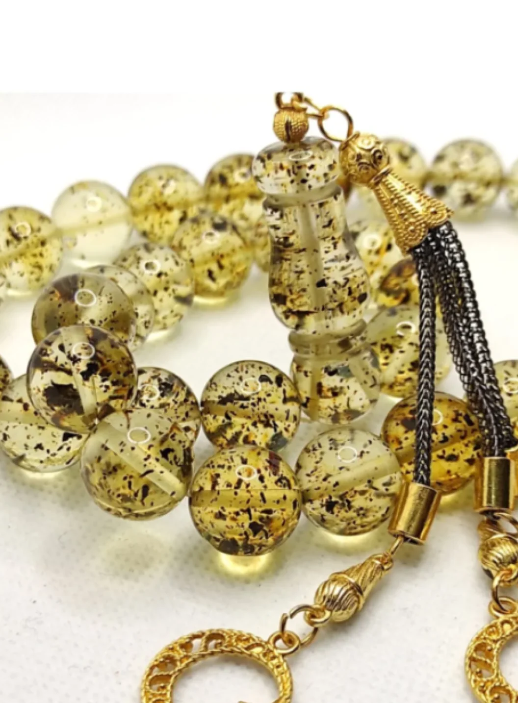 

Soil Fossil Beirut Drop Dust Amber Rosary Necline Special Design Beads Unique Charms Rosary for Stress Health