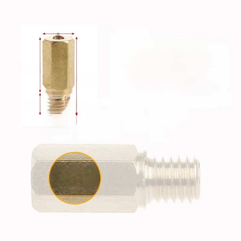 Robinet de carburant pour carburateur de moto, buse d'injecteur principal, Jet pilote lent pour PWK PWM Keihin OKO CVK NSR KSR FCR CRS, aiguille de carburateur, 10 pièces