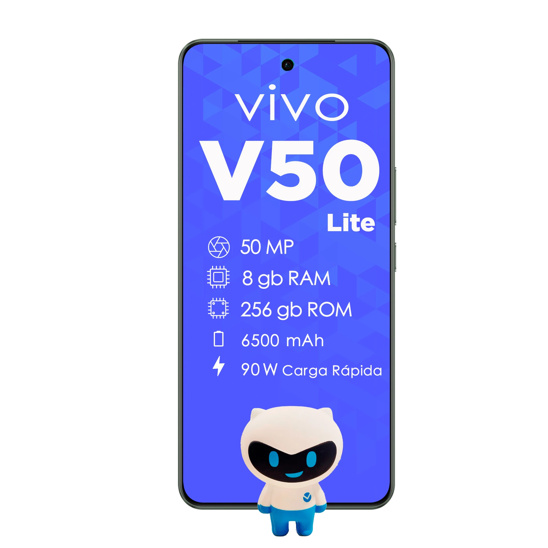 Vivo V50 Lite 4g – Amoled 6.77 بوصة 120 هرتز، 8 جيجا بايت + 256 جيجا بايت، 6500 مللي أمبير 90 وات، كاميرا 50 ميجا بكسل، أندرويد 15، Ip65 - هاتف ذكي خفيف الوزن وقوي #2