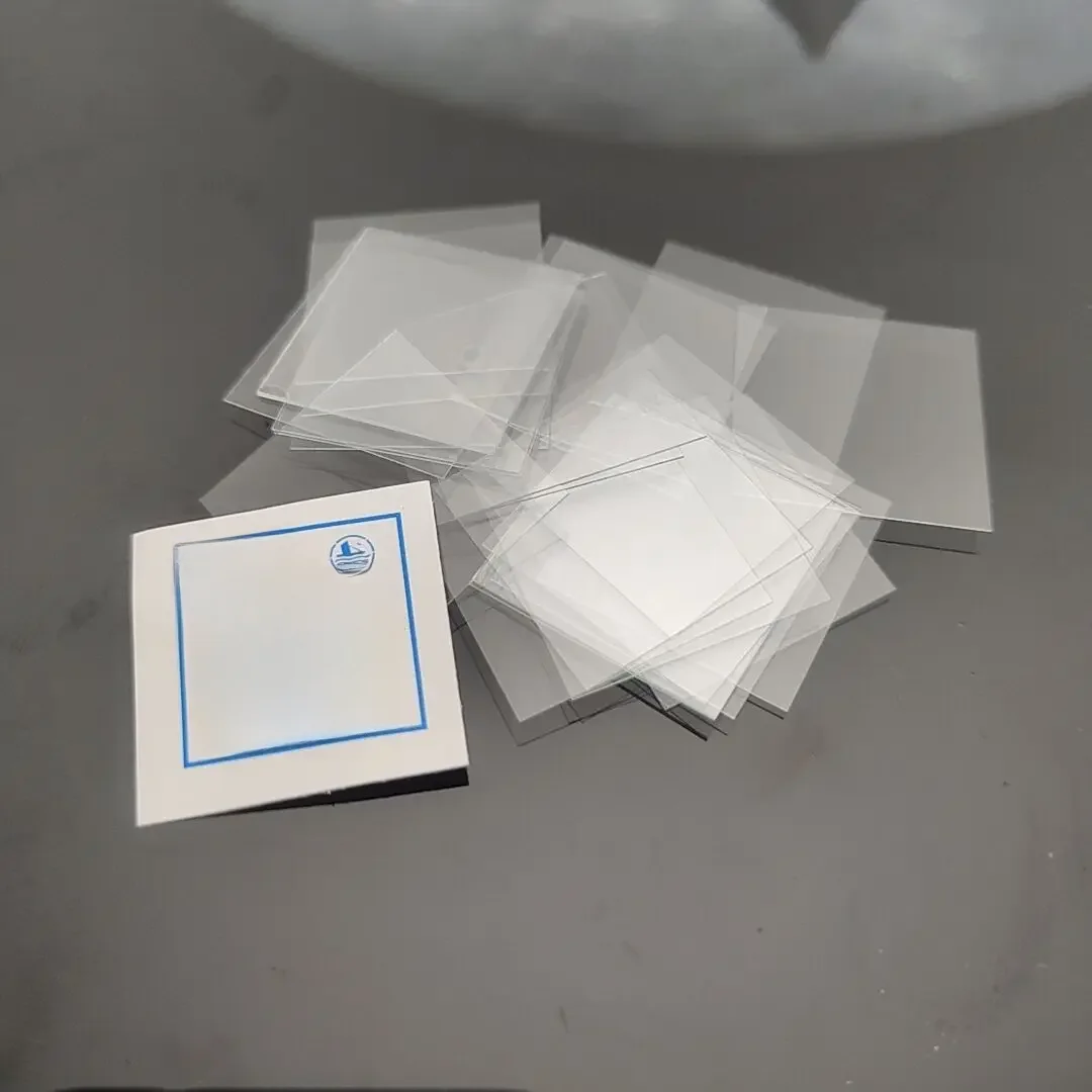 Lames carrées transparentes en verre, 100 pièces, couvercles pour Microscope, Instrument optique, couvercle antidérapant