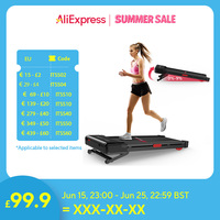 Bigzzia Walking Pad with Tilt, Treadmill for Home 3.0HP Quiet Motor Treadmill Desk 1-10 km/h LCD Display Remote Control for Home