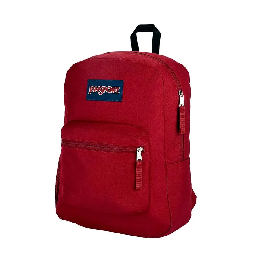 Jansport Cross Town Ink Backpack, Red, Unisex