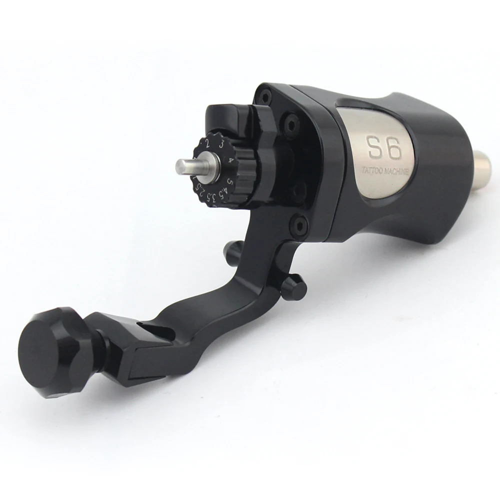 

Rotary Tattoo Machine S6 New Adjustable Strokes Black/Grey