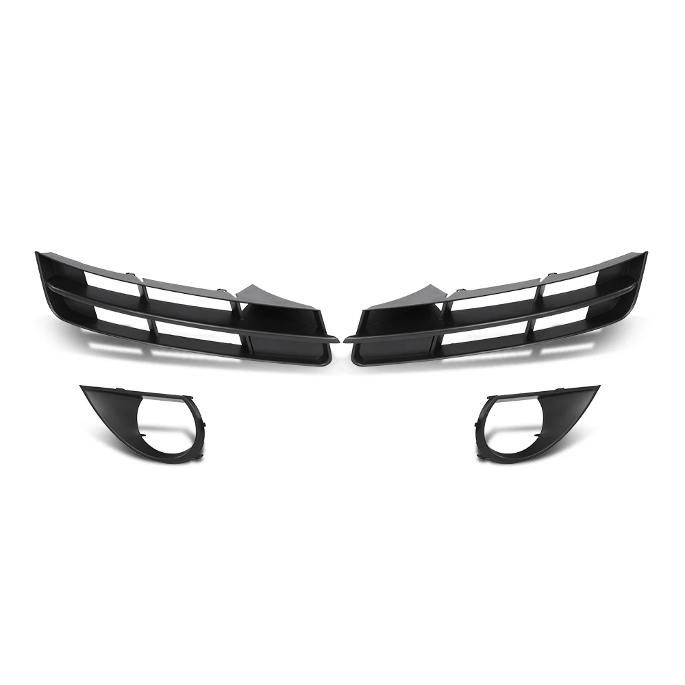 

Front Bumper Lower Fog Light Grille Covers Trim Fit for 2010-2015 Audi Q7 Replace for 4l0807681b, 4l0807682b Durable Lightweight