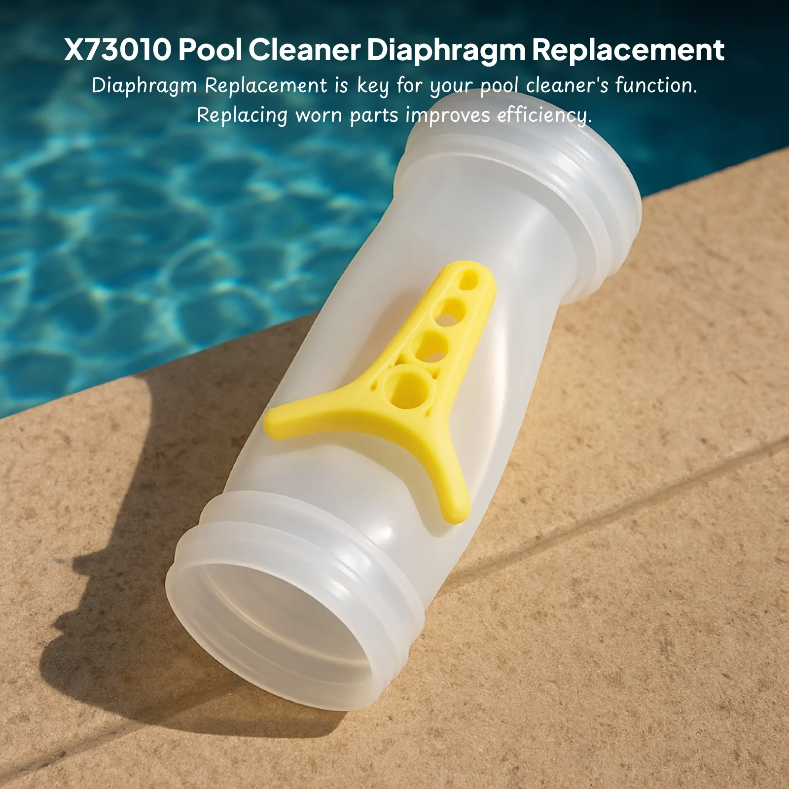 

Pool Cleaner Diaphragm X73010 Pool Cleaner Replacement Parts Flexible Accessory Easy to Install Diaphragm