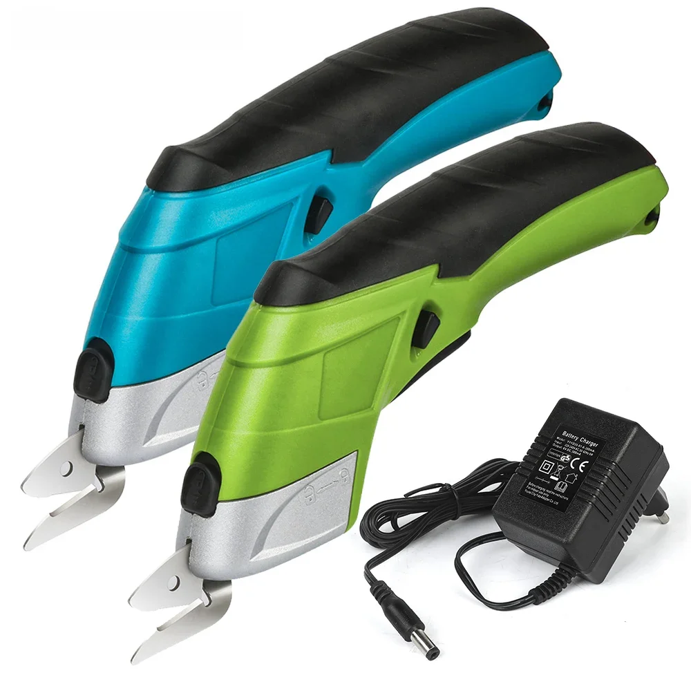 Cordless Electric Scissors Rechargeable Scissors Cloth Cutter Rug DIY Scissors Cardboard Cutting Tool PVC Leather Sewing