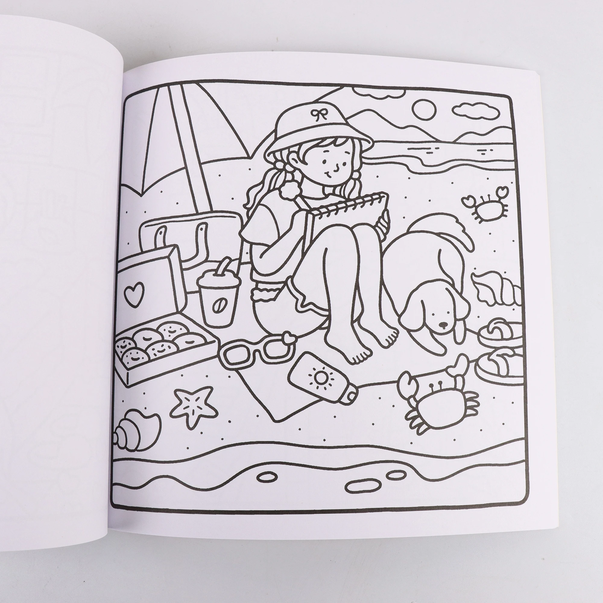 Girl Moments Coloring books for adults and teenagers - colorful picture books with simple and easy-to-understand designs