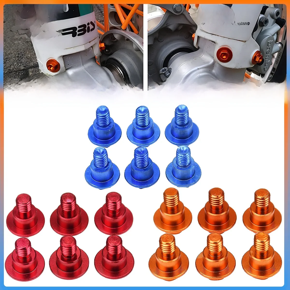 Nouveau boulon de protection de fourche pour KTM SX SXF XCF XC EXC EXCF XCW XCFW TRI 85 125 150 250 350 450 525 530 vis de moto 2000-2023