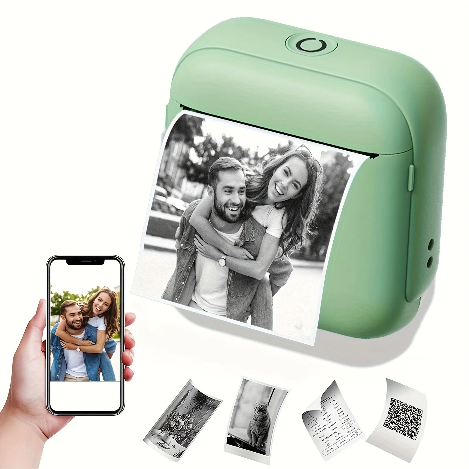 

Portable Thermal Printer - Instant Printing, Compatible with iOS/Android, for Photos, Labels, Notes & More - Great Gift for Than