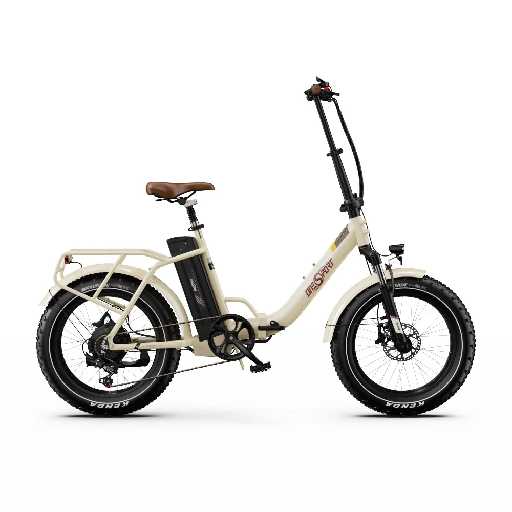 Onesport OT16 MAX 20 Zoll Elektrisches Klapp-Citybike 48V18Ah Lithium-Akku Bürstenloser Motor E-Bike Aluminiumlegierungs-Fahrradrahmen Hydraulische Bremse Elektrofahrrad