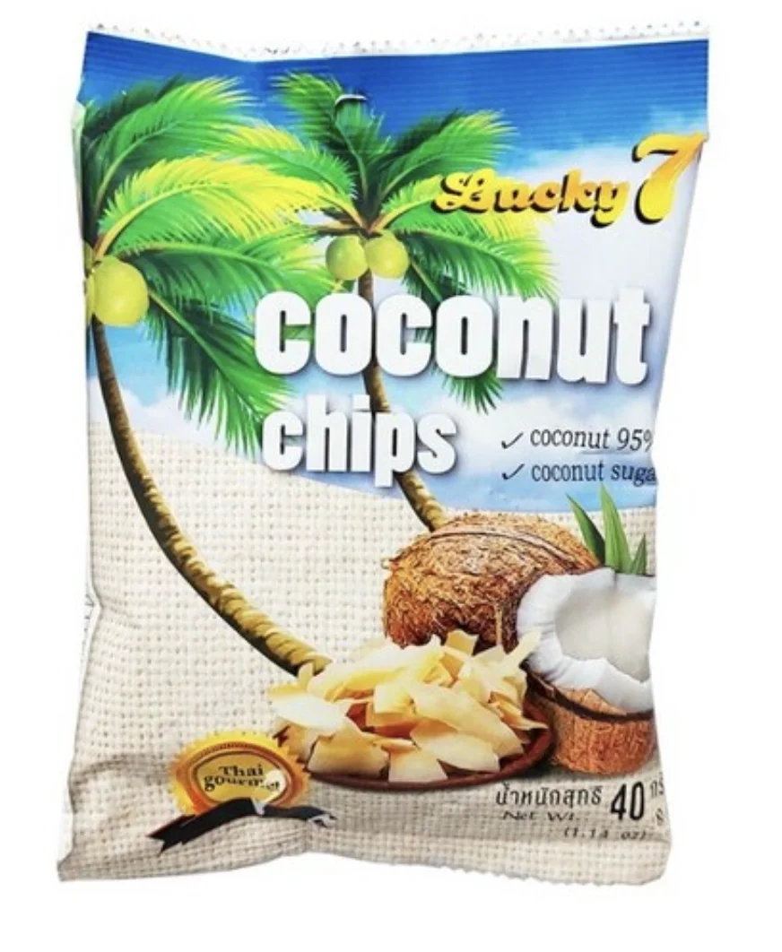 Lucky Seven Coconut Chips 40G 20 Band