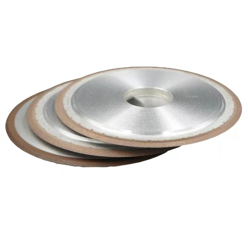 Diamond Grinding Wheel 14E1 Double Hypotenuse PSX Ceramic Graphite Tungsten Steel Alloy Forming Open V-groove Polishing Disc