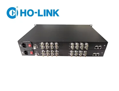 16 Channel 3G SDI with 2 Channel Ethernet 20km Video hd-sdi fiber optical transmitter and receiver