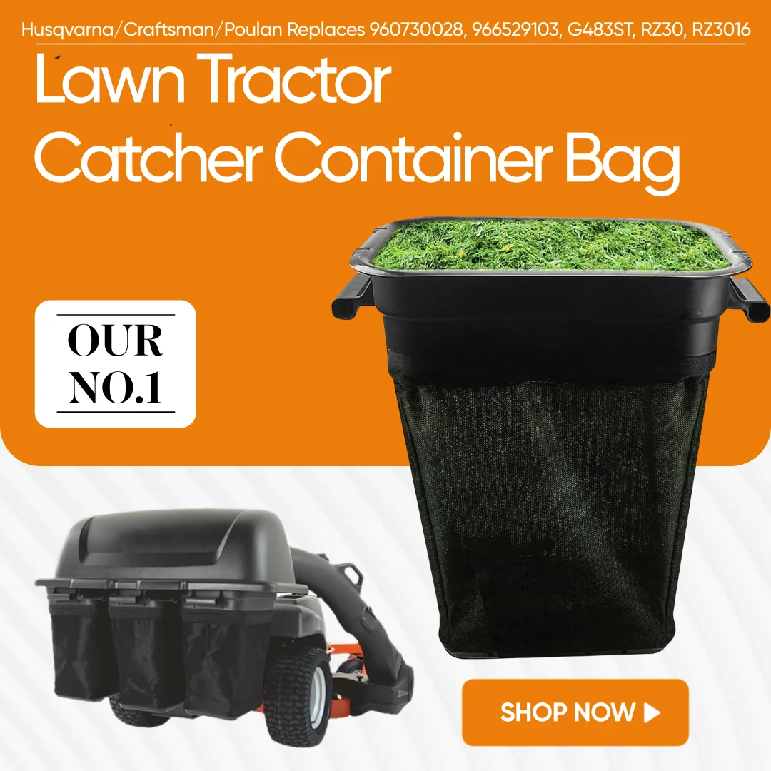 Lawn Tractor Grass Catcher Container Bag for Husqvarna Poulan AYP Craftsman G483ST, RZ30, RZ3016,Dixon Riding Lawn Mowers