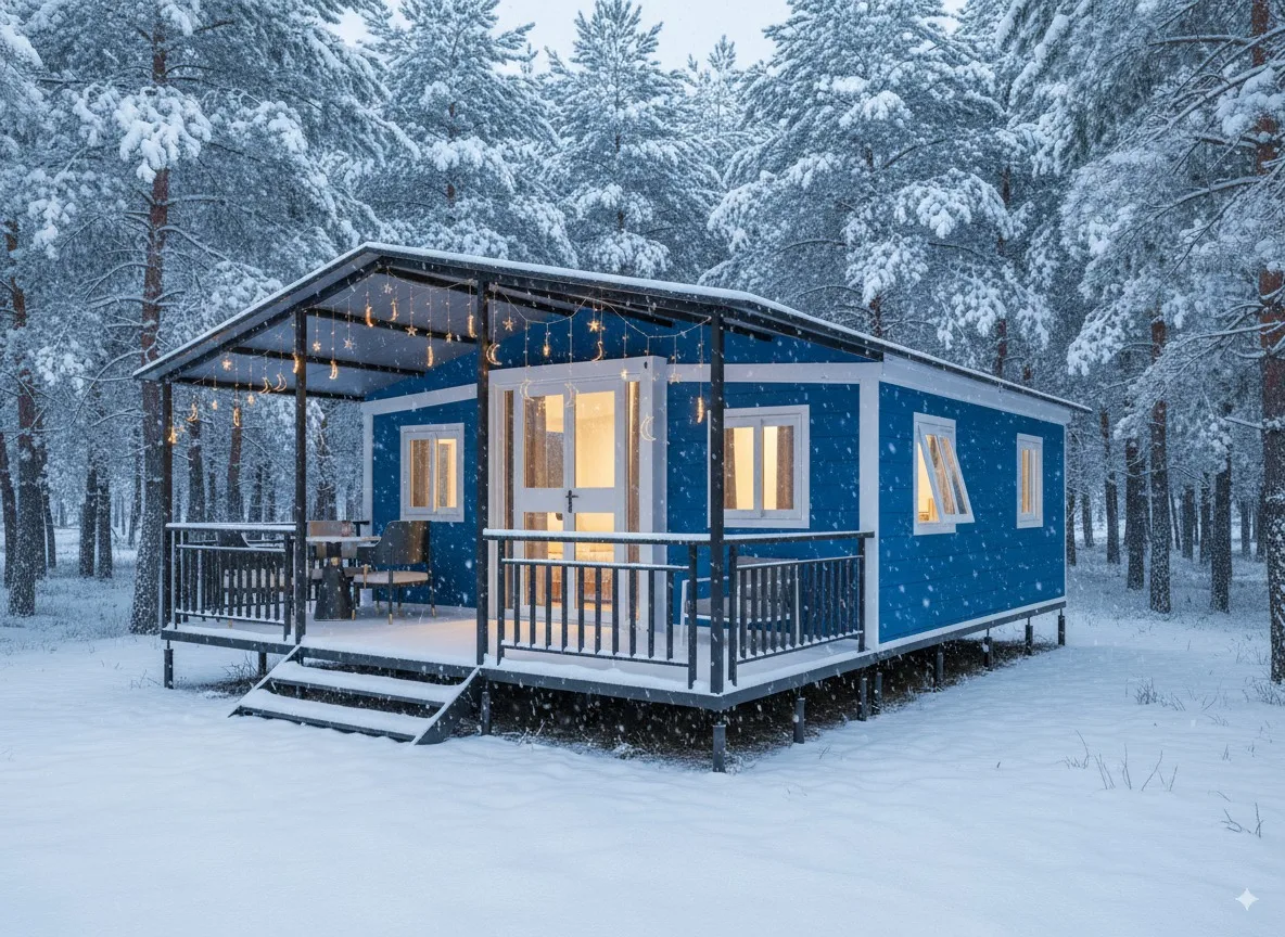 Casa contenedor prefabricada expandible asequible de 20 pies y 40 pies, casa móvil Modular de doble ala para vivir y alquiler