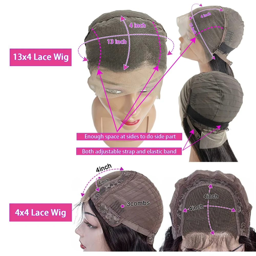 Deep Wave Bob Wig Human Hair 13x4 Curly Lace Front Wigs Human Hair Pre Plucked Short Curly Frontal Bob Wigs For Black Women Wet And Wavy 4x4 Lace Closure Bob Wigs image 8