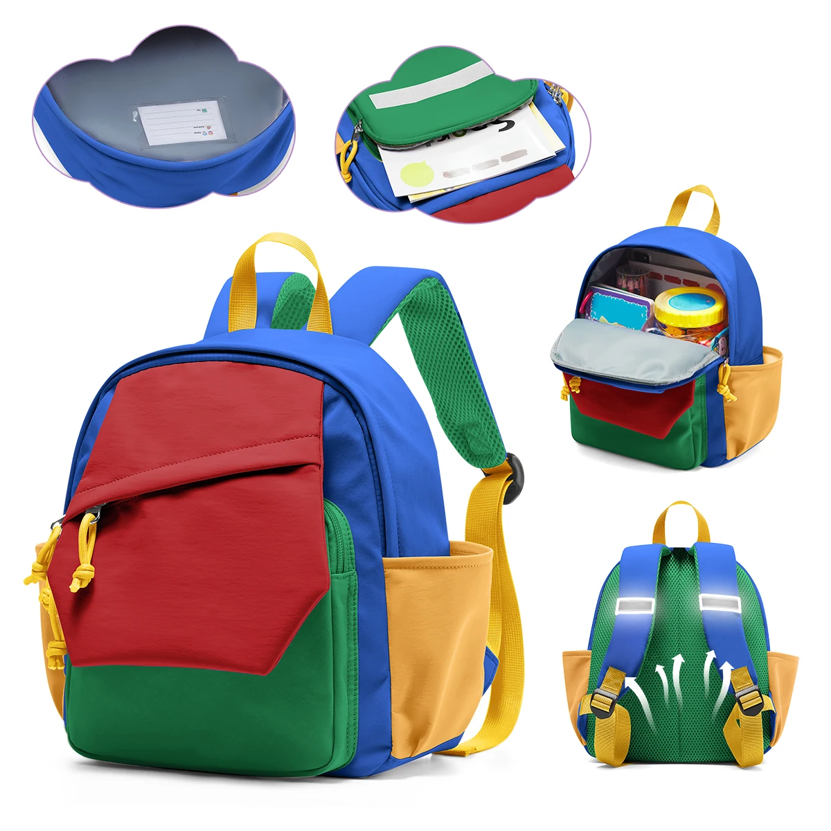 Kids Backpack Boys Girls Mimi Backpack, Preschool Backpack for Children Aged 3-6 First Grade Children School Backpack, Schoolbag