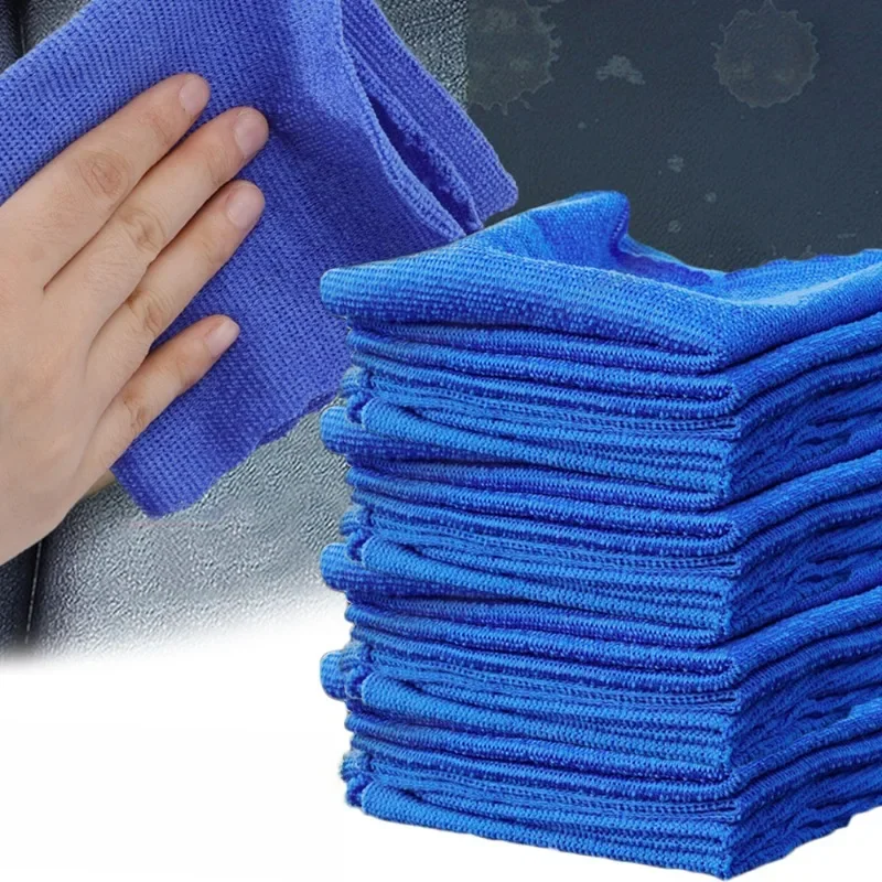 Serviette de Lavage de Voiture en Microcarence, Chiffon Doux, Absorbant l'Eau, pour Gril, Livres Ménagers, 1/5/10 Pièces