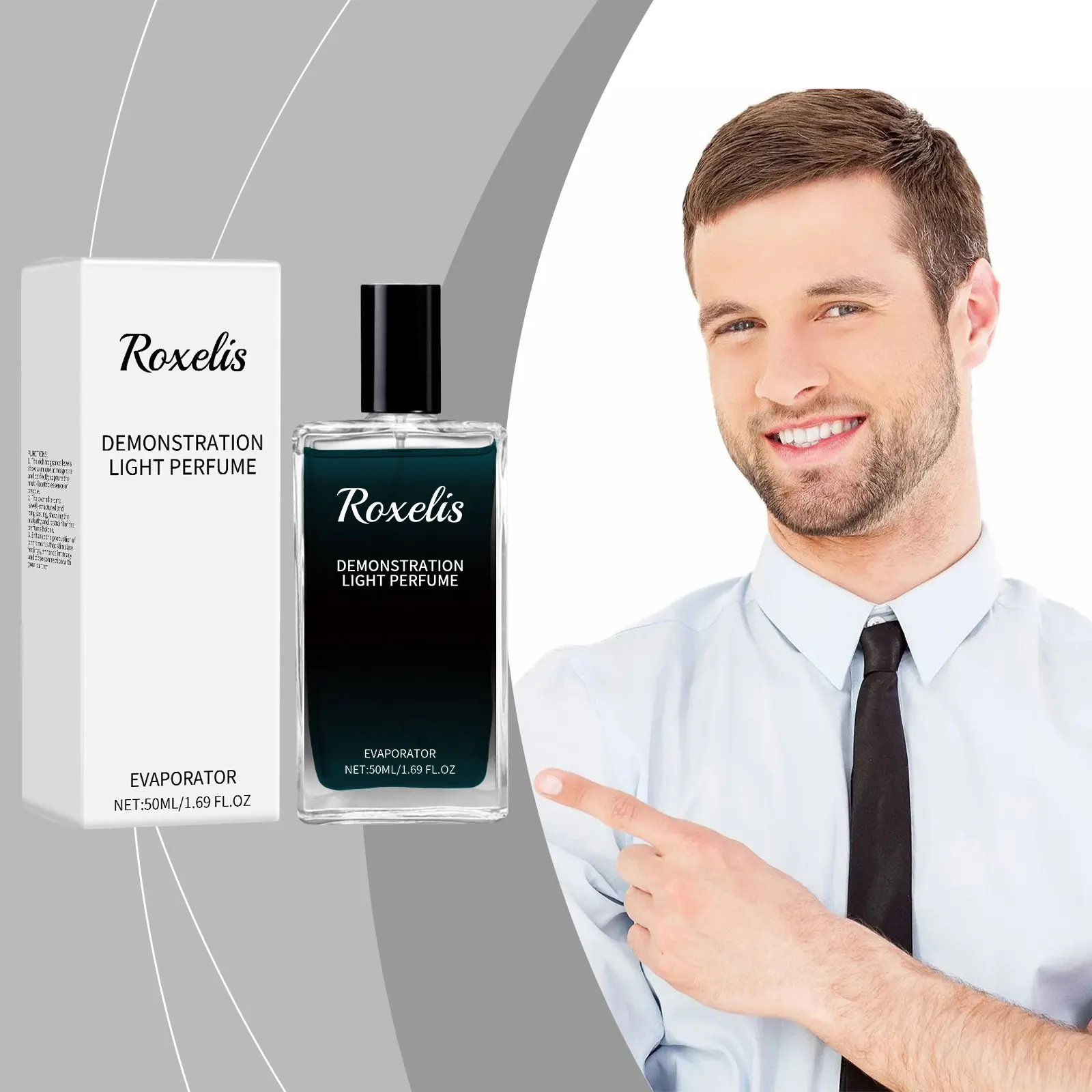 Roxelis Men's Gulong Saliva Perfume Leave Fragrance on the Wrist Behind Ear Lasting Fragrance, Male Charm, Fresh Eau De Toilette