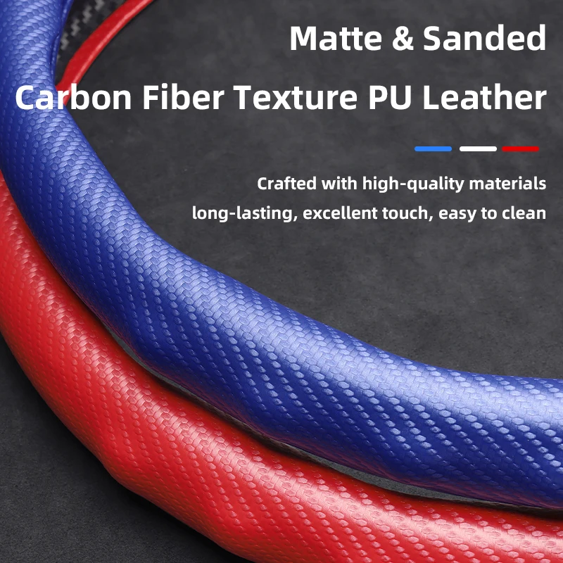 مناسبة لغطاء عجلة القيادة من ألياف الكربون Mg مع غطاء حماية بتصميم رياضي على شكل موجة لـ Zs Hector Gs 5 6 Marvel R Cyberster 8 Phev Hs Rx9 7 3 Whale One Rx5 Gt 4 Electric T60 ووضع آخر #4