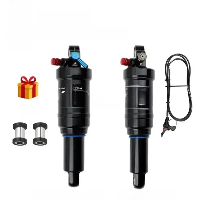 DNM AO-38RC pneumatische schokdemper handmatige en draadbediening afsluitbare rebound fiets achterschokdemper voor alle soorten wegen - afbeelding 2