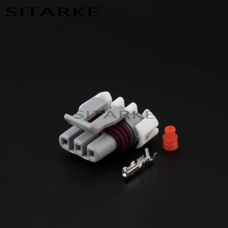 1 Set 3 Pin 121209946 Delphi Female Waterproof Crank Sensor Cable Plug  Automobile Electronic Wire Connector And Termianl