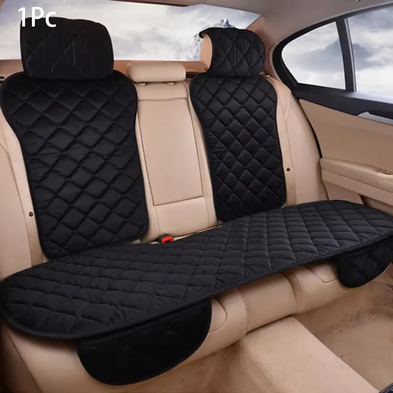 Car Seat Covers Protector Set Universal Auto Front Rear Chair Cushion Pad Warm Plush Automobiles Seat Covers Mat Car Accessories image 6