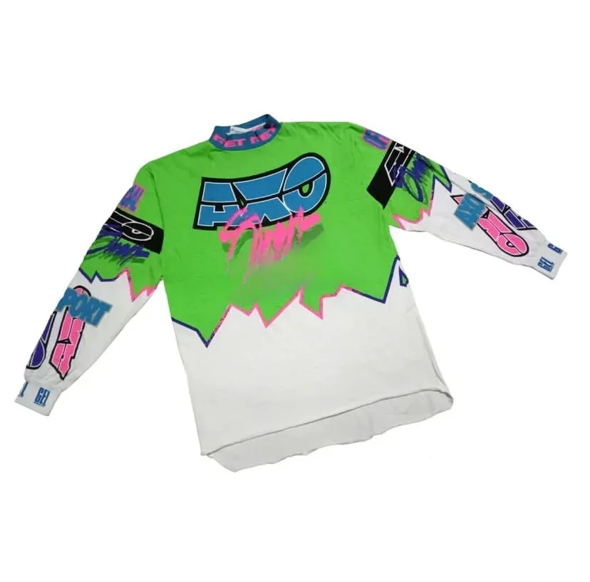 AliExpress NONE Vintage cycling jersey 2025 mtb clothing  motocross jersey  downhill bike shirt enduro motorcycles bicycle  long sleeve t-shirt