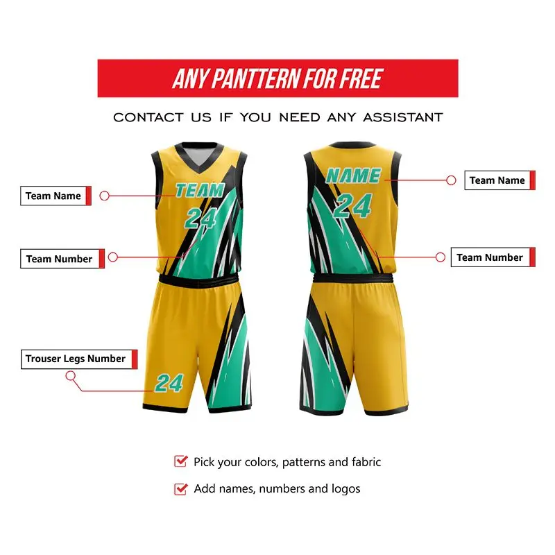 

Wholesale Custom Personalized Basketball Football Shirt High Quality Uniform Breathable Soccer Jersey