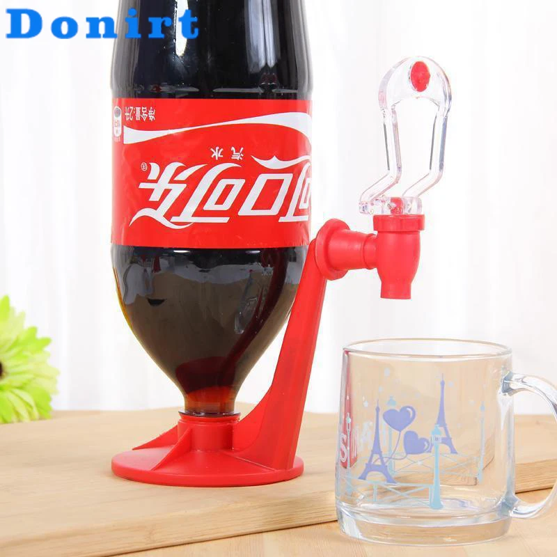 Jarro de água distribuidor de bebidas de soda garrafa de cola de cabeça para baixo distribuidor de água potável interruptor de boisson gadget festa barra de casa