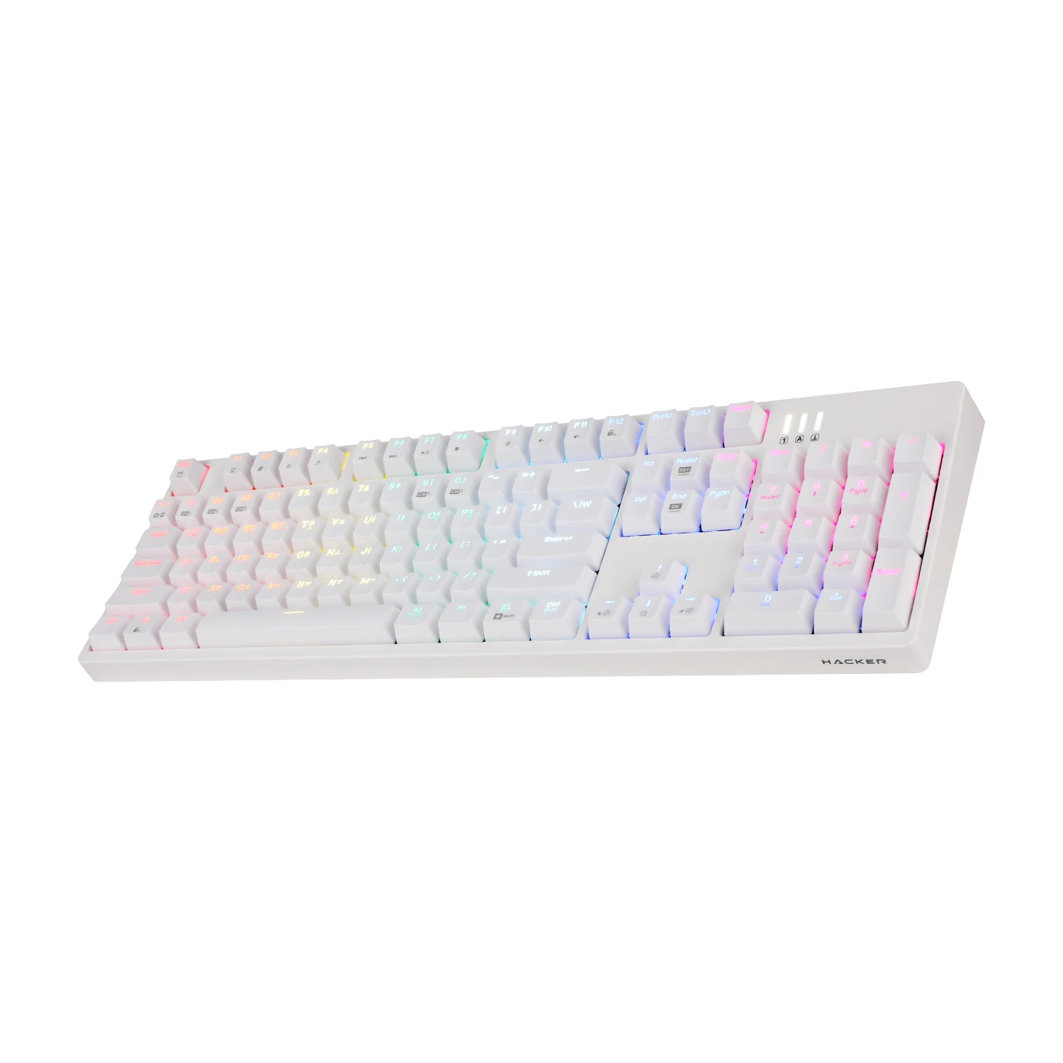 Abco K660 Fully Waterproof Gaming Mechanical Keyboard Kyle Optical Axis White Linear