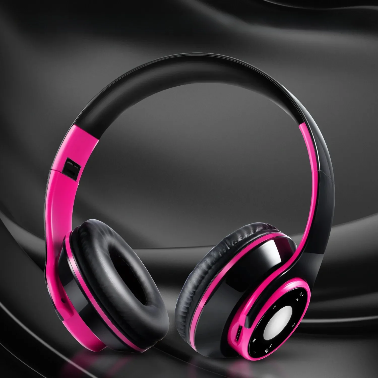 Najlepsze kolorowe słuchawki bezprzewodowe Bluetooth 5.3 z wbudowanym odtwarzaczem MP3, składane słuchawki sportowe z dźwiękiem stereo do telefonu komórkowego. — zdjęcie produktu 7