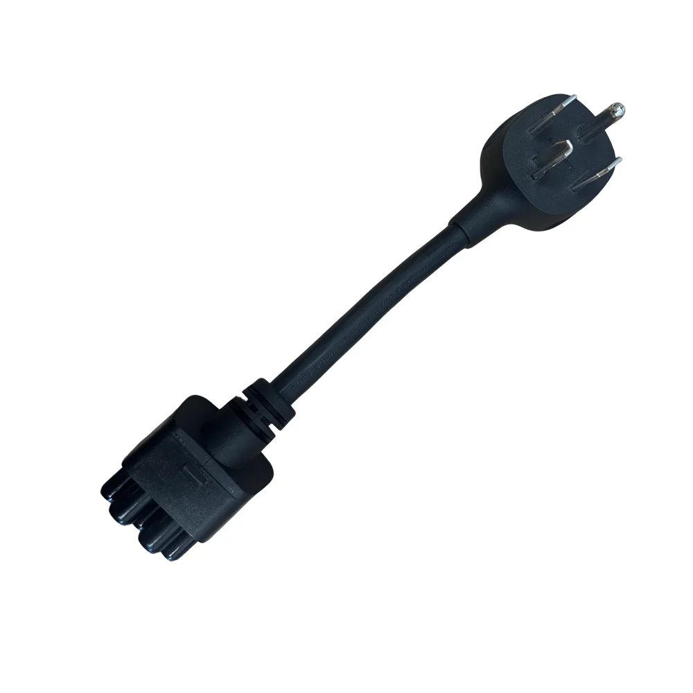 

Адаптер NEMA 14-50 Gen 2 EV для удлинителя Tesla Connect Gen 2 16A/32A Мобильное зарядное устройство Connect 240 В переменного тока Кабель питания