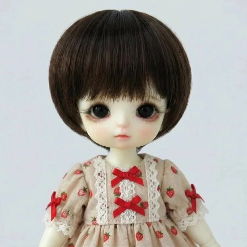 

JD350 1/8 1/6 Fashion Short Synthetic Fiber BJD Wig Suit For Size 5-6 Inch 6-7Inch 13-18CM Short Boy Girl Hair Accessories