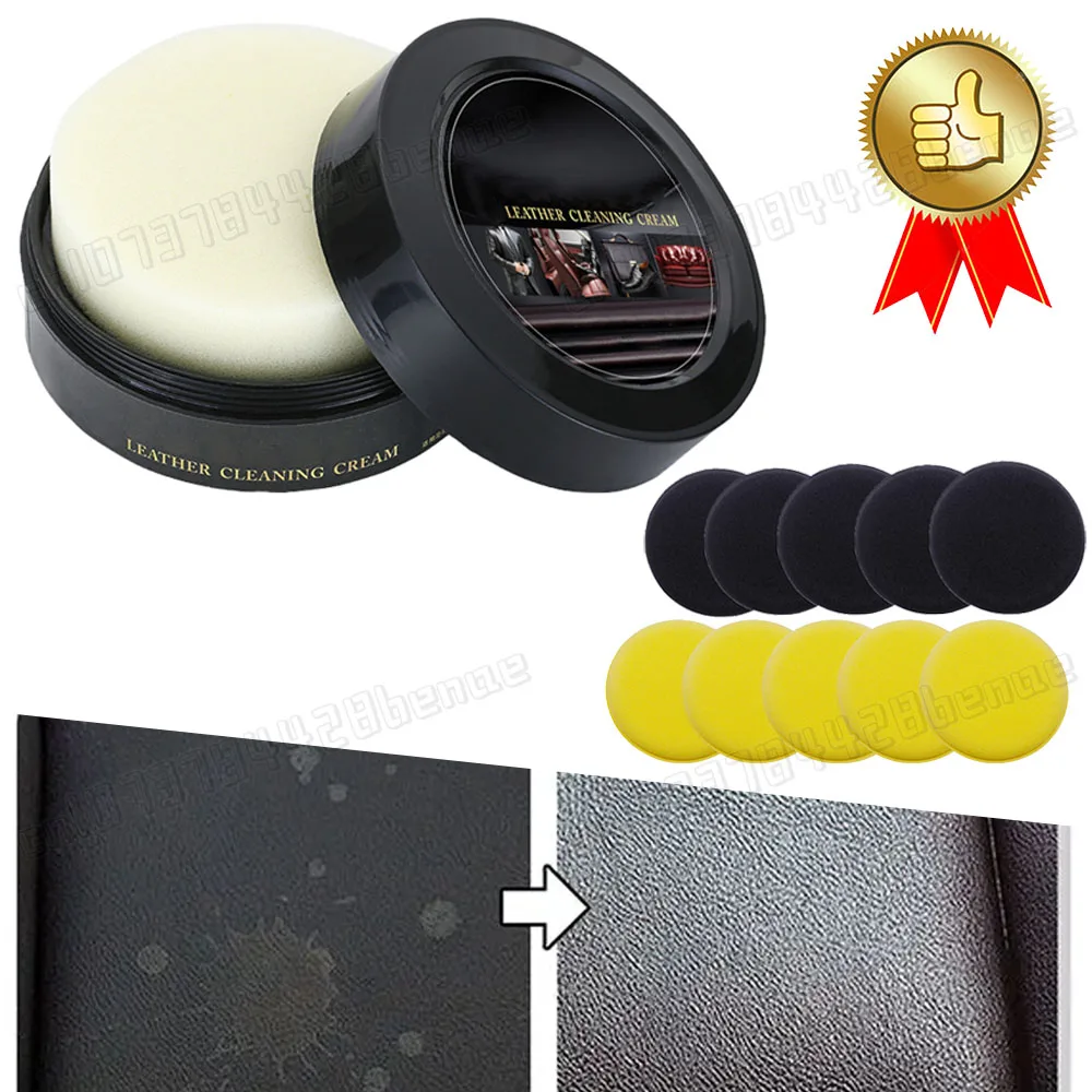 Car Leather Seat Maintenance Care Oil Multifunctional Cream Interior Polishing Stain Removal Refurbished Leather Sofa Cleaning