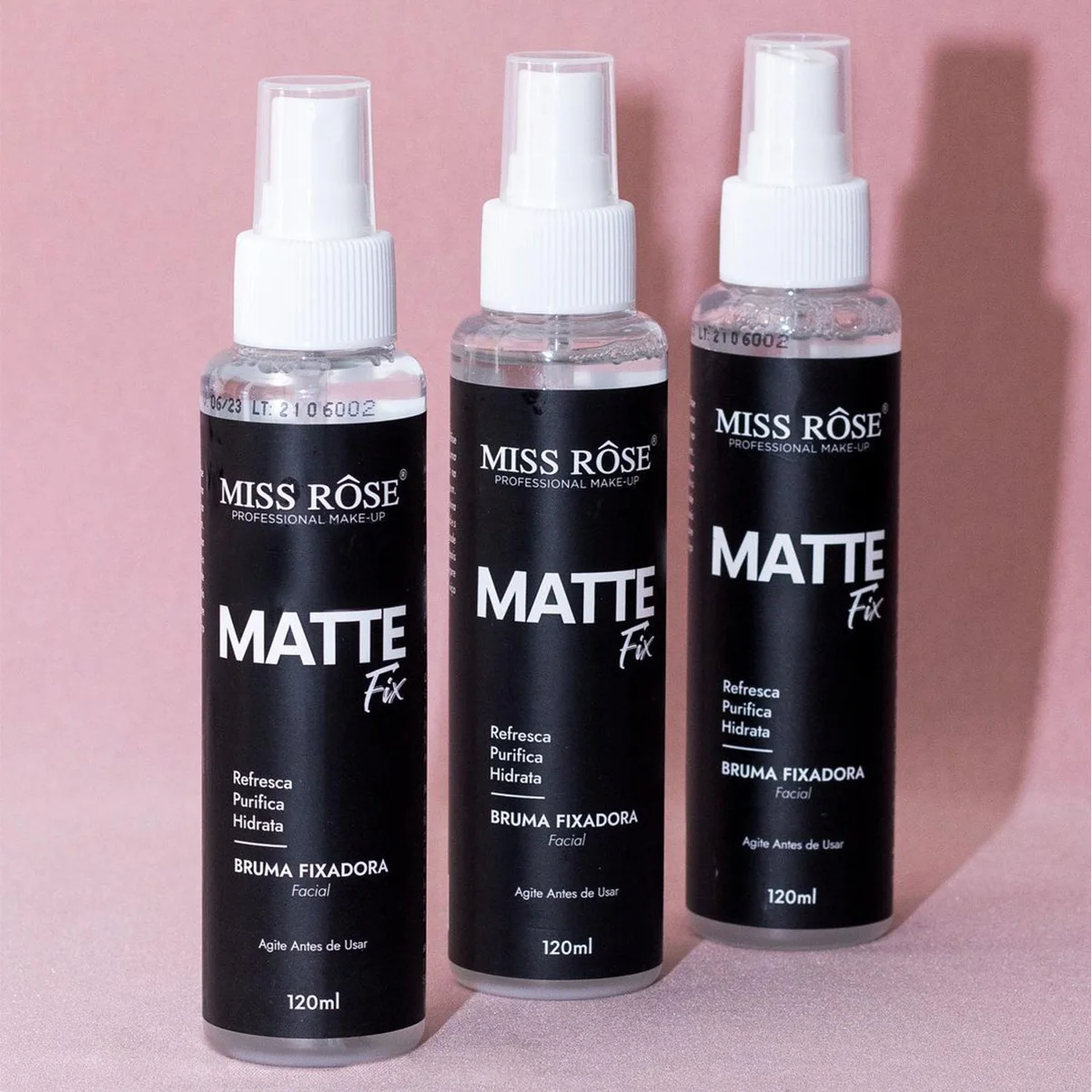 Bruma Fixadora Matte Fix 120ml - Miss Rôse