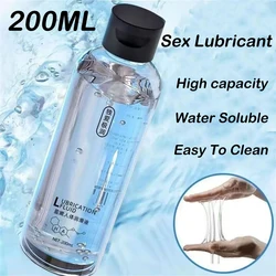 Lubrificante anal à base de água para sexo, excitador de gel para mulheres, lubrificação vaginal e anal, ferramenta erótica, 200ml